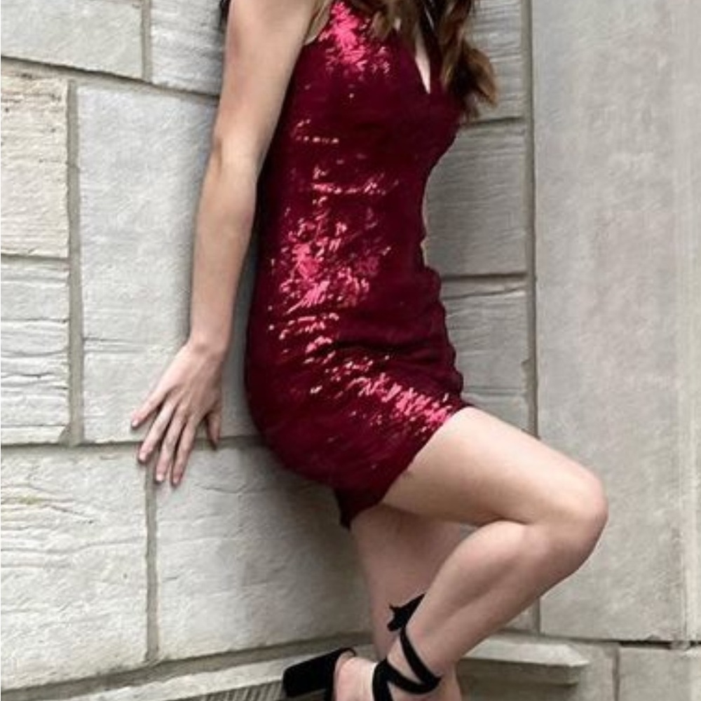 Emerald Sundae Red Homecoming Dress